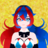 colorful clown