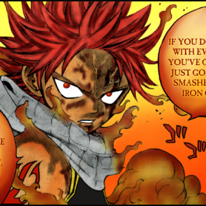 natsu angry