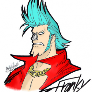 One Piece-Franky-Colored
