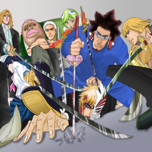 Bleach-Chp. 216-Page 16-17-"The Vizards" by Realmonkey
