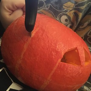 During - Halloween Carving