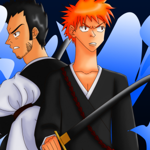 Bleach - Isshin and Ichigo