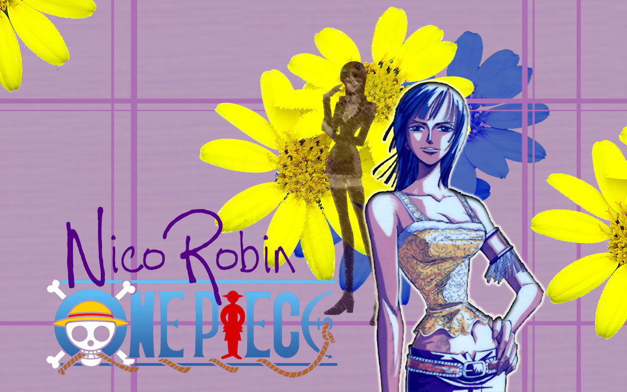 Nico Robin: Bloom Wallpaper