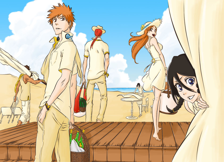 Bleach_At_The_Beach_by_raniamania.jpg