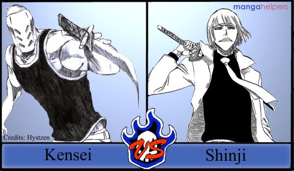 Bleach contest 1 Kensei vs Shinji.JPG