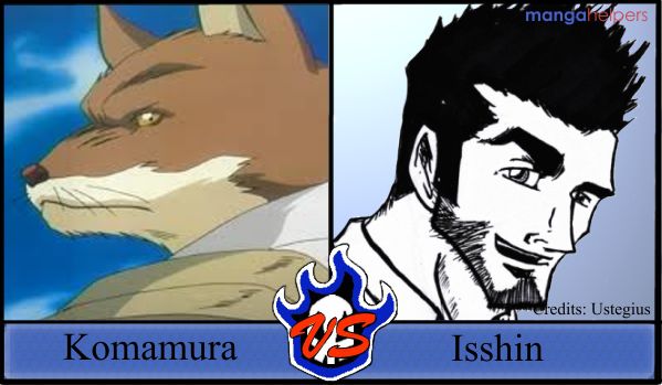 Bleach contest 1 Komamura vs Isshin.JPG