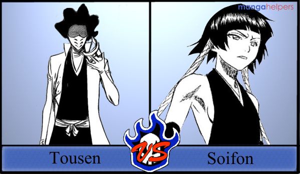 Bleach contest 1 Tousen vs Soifon.JPG
