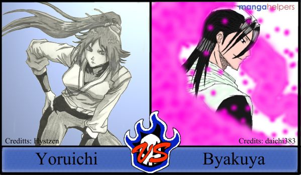 Bleach contest 1 Yoruichi vs Byakuya.JPG