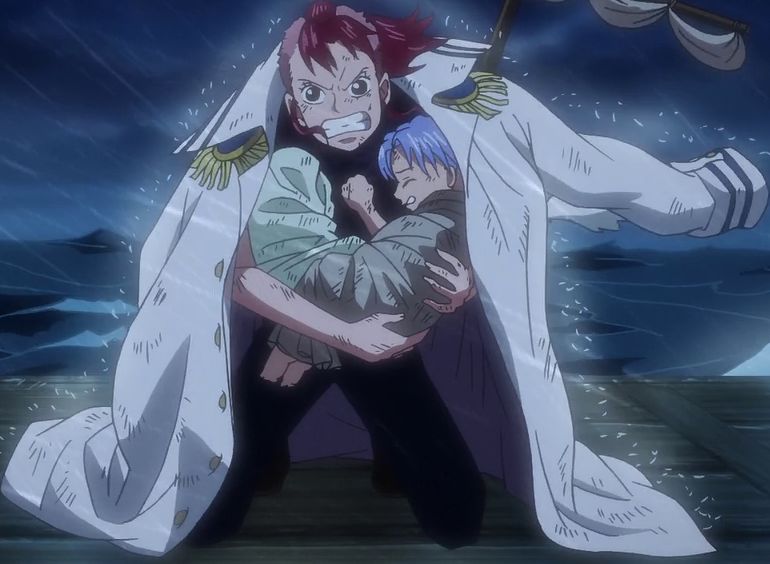 One Piece - Bell-m&egrave;re saves Nami and Nojiko.jpg