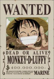 One Piece - Luffy Wanted Poster.png